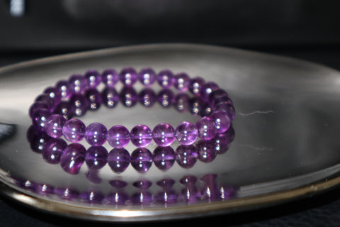 Cristal | Bracelet en améthyste intense