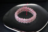 Cristal｜Bracelet en quartz fraise blanc