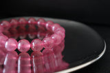 Cristal | Bracelet en quartz fraise cerise