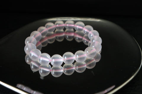 Cristal | Bracelet en quartz rose de Mozambique 02