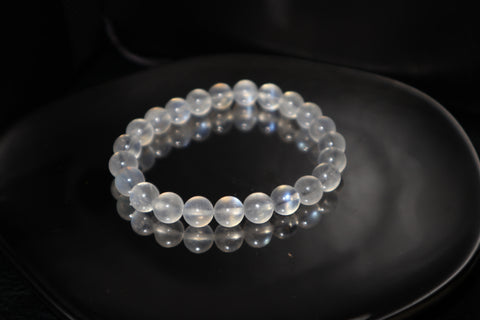 Cristal | Bracelet de pierre de lune bleue